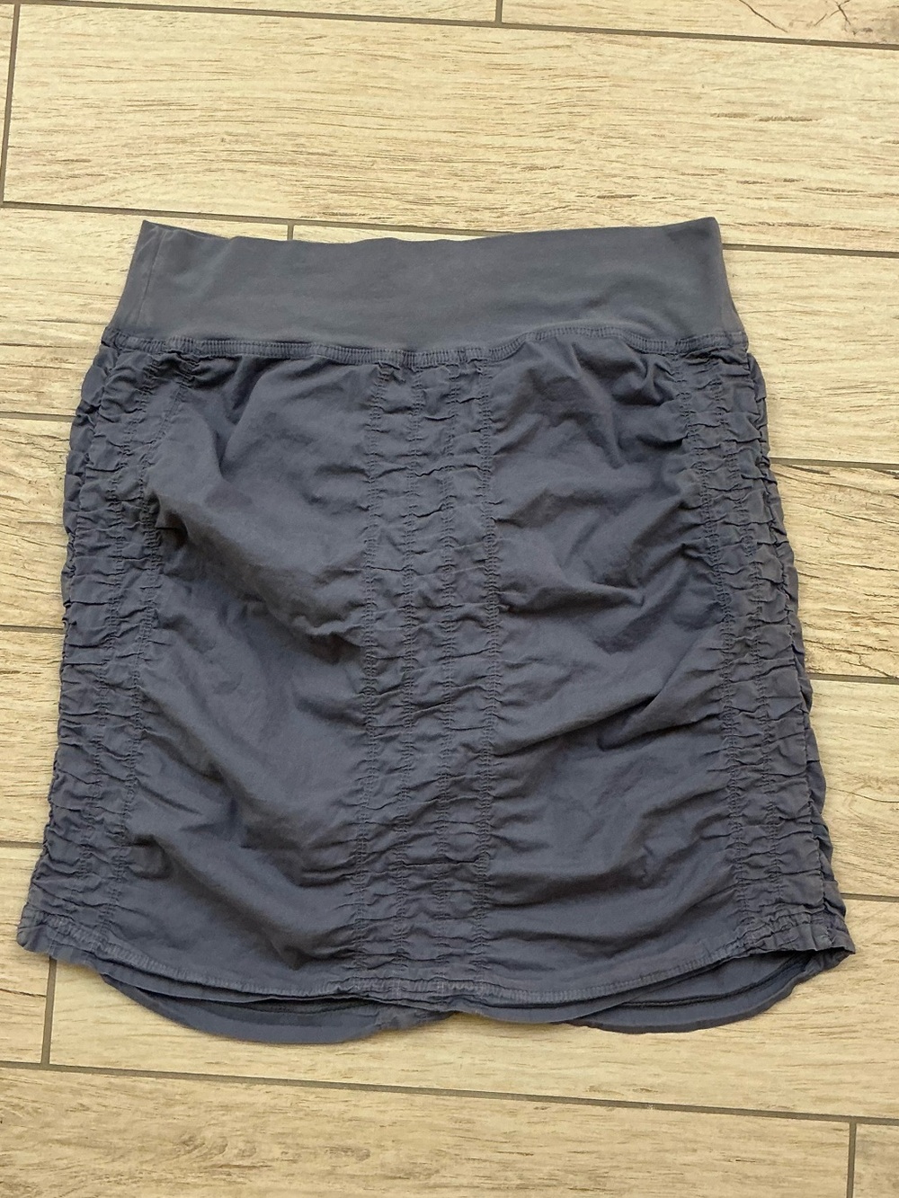 Wearables Women’s Ruched Periwinkle Blue Skirt, Size Medium